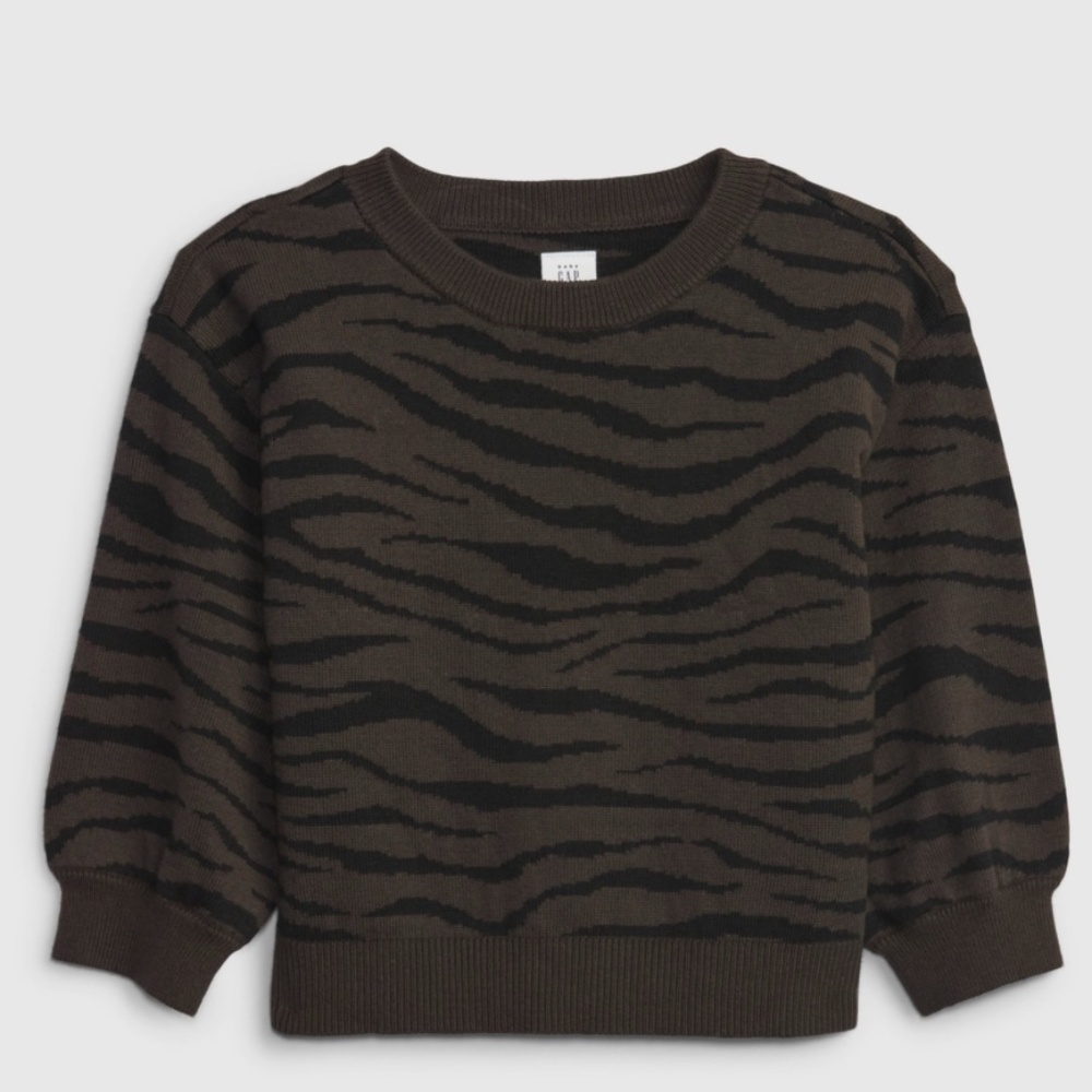 NEW with Tags 2 piece bundle GAP Zebra Print Sweater 5T